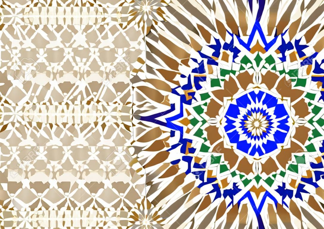 Marokkó Mosaic Template