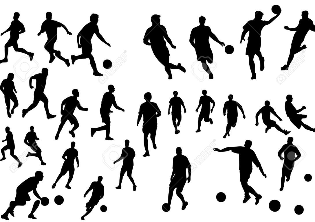 Football  player silhouette