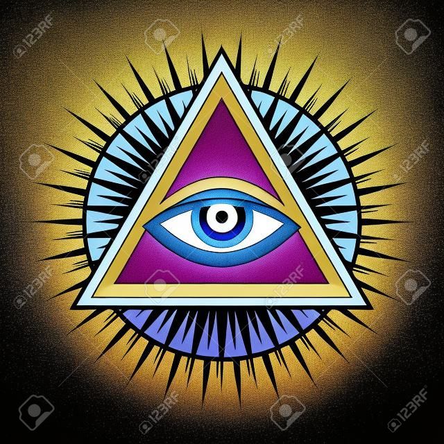 All-Seeing Eye of God (Oko Opatrzności) Eye of Omniscience.
