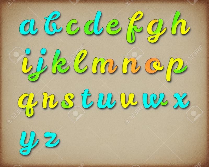Lettertype van het lintscript