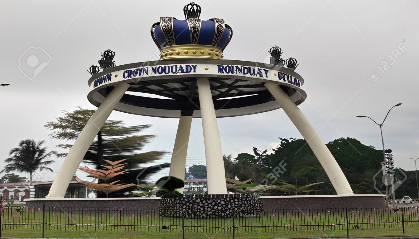 crown roundabout sultan ibrahim in kluang johor malaysia