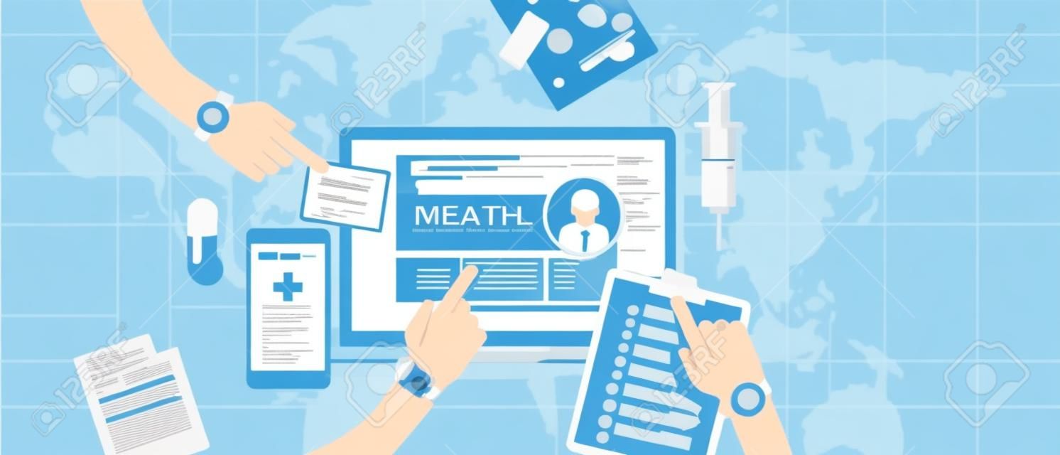 health medical record informatiesysteem database ziekenhuis gegevens