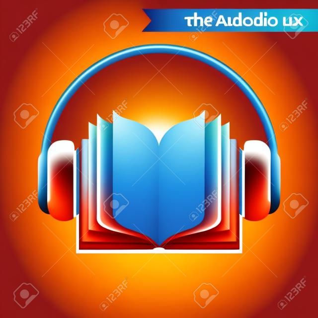 the audiobook icon. vector illustration.
