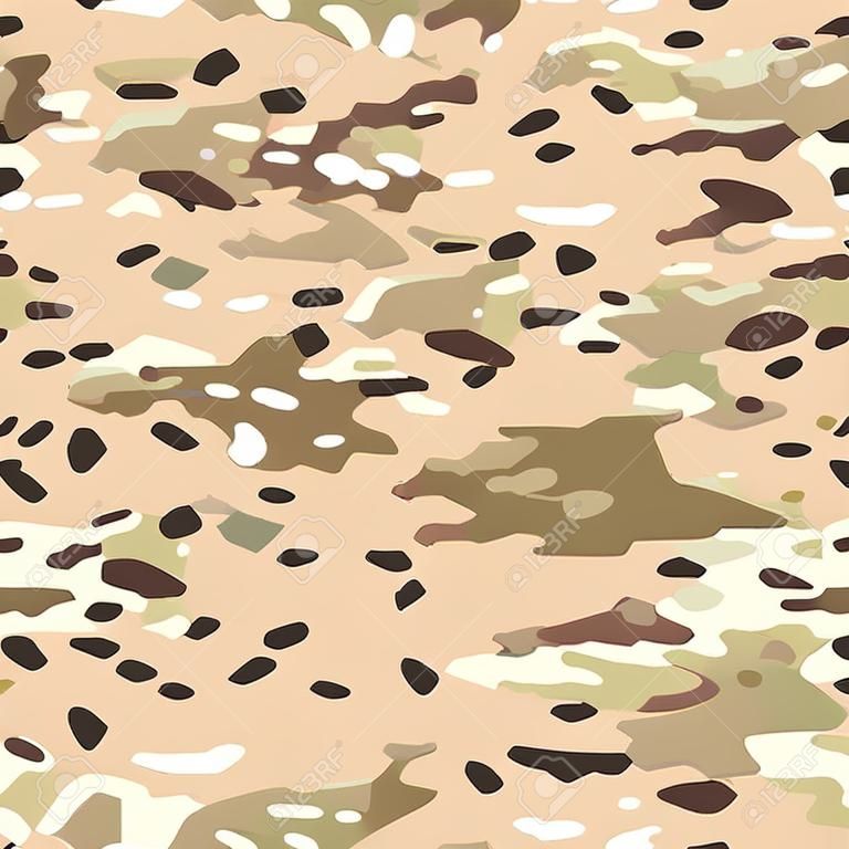 Modèles de camouflage camouflage désert moderne. Contexte militaire et texture.