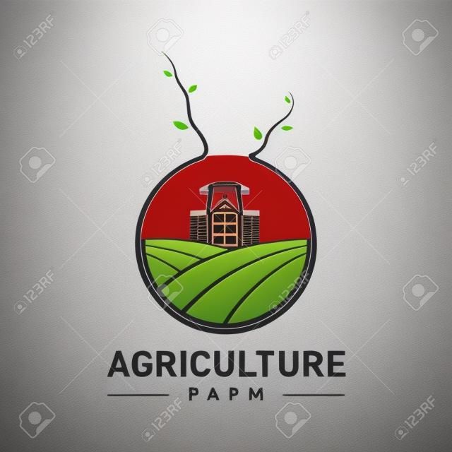 Agriculture Company Logo Design Template