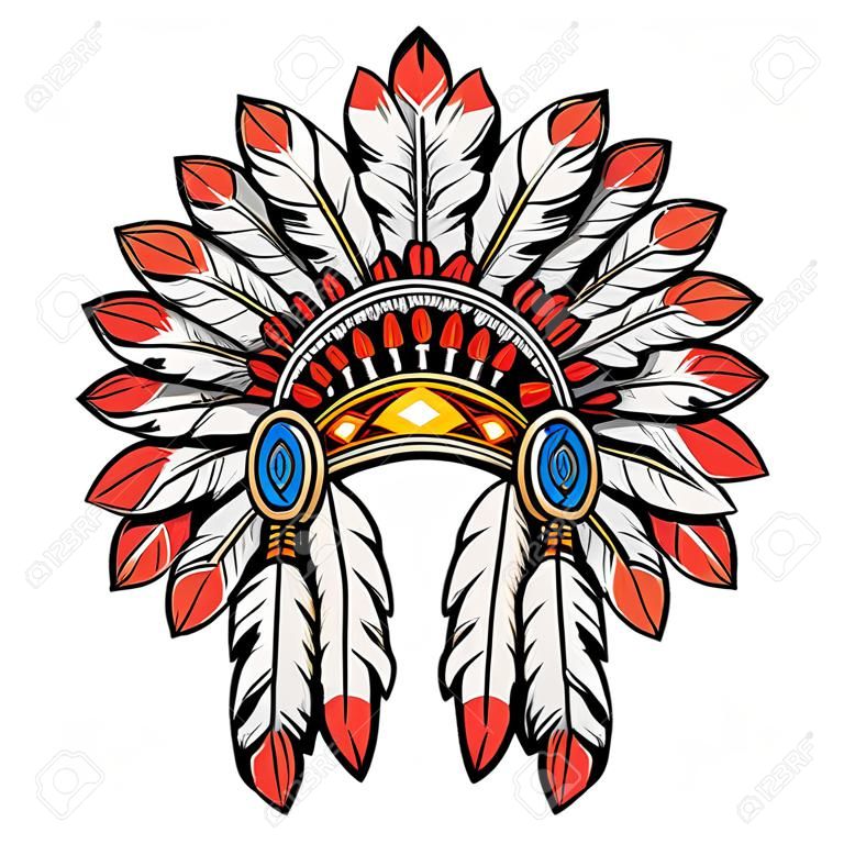 american indian head dress