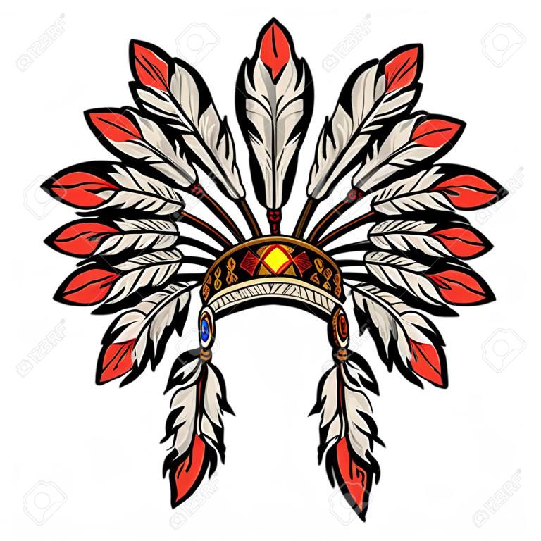 american indian head dress
