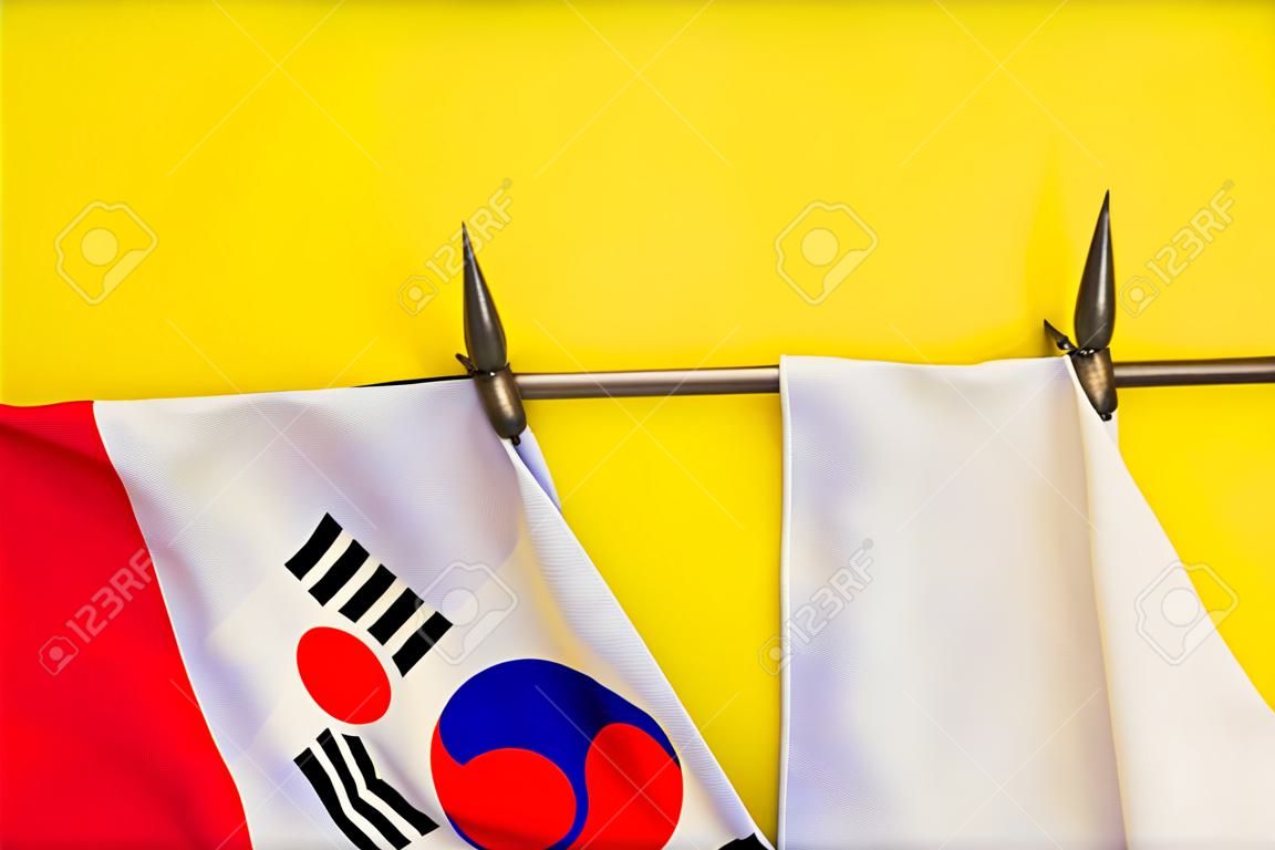 An emblem of Korea and Koreans concept, with national flag 'Taegukgi', national flower 'Rose of Sharon' and so on. 151