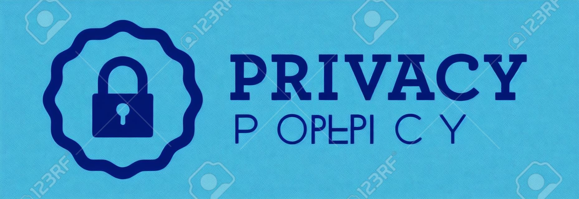 Privacy Policy Banner or Badge for Website