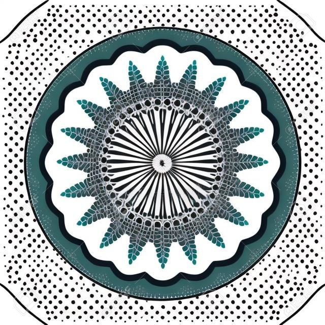 Guilloche pattern rosette for  play money or other security papers    Guilloche for certificate, diploma, voucher, currency Vector Illustration