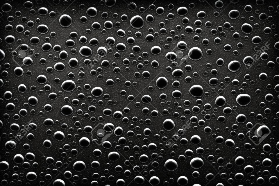 빗방울 오버레이 grunge 텍스처입니다. 조난 흑백 물 드롭 배경입니다. 예술적 젖은 디자인 템플릿입니다. EPS10 벡터입니다.