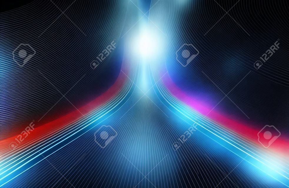 Modern concept of light speed lines background