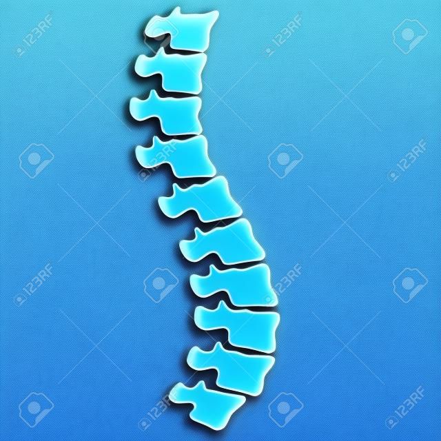 Spine diagnosztika szimbólum tervezés