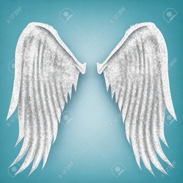 anjo asas ilustração