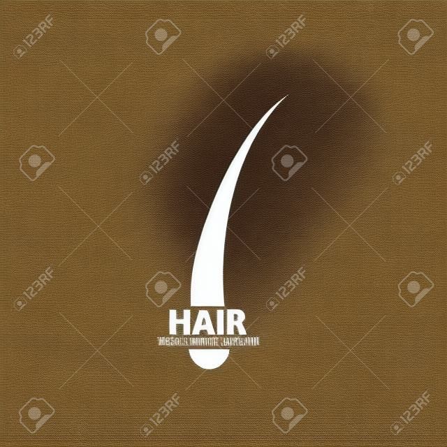 illustration de détail de cheveux