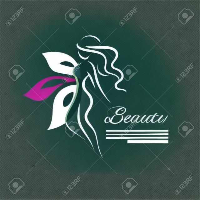 Vector illustration of Stylized woman