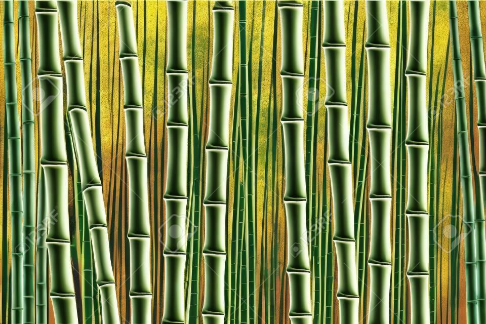 Imagen de bambú cultivado, plantación de bambú, madera de bambú, material de construcción