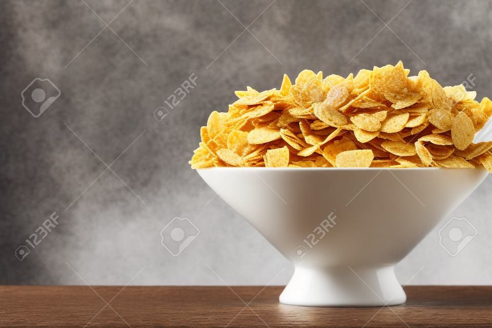 cornflakes, a light food item for breakfast, good for dieting
