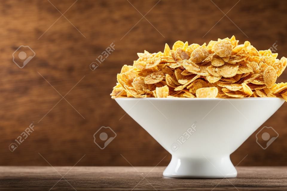 cornflakes, a light food item for breakfast, good for dieting