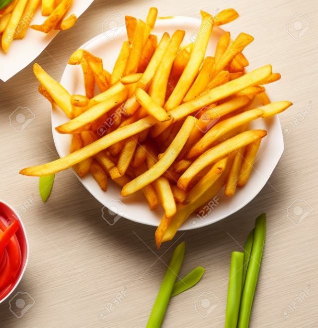 french fries, popular fast food item, fatty meal