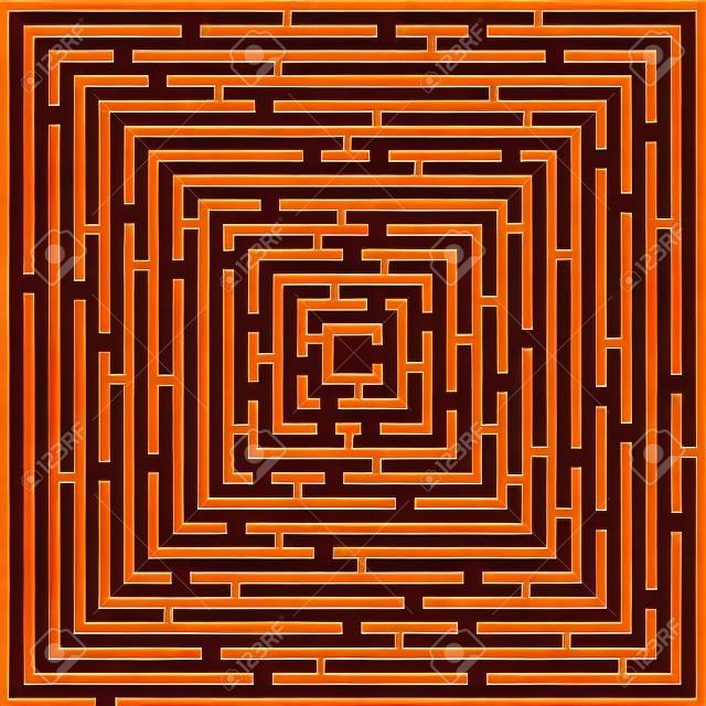 Complex Maze Background Illustration