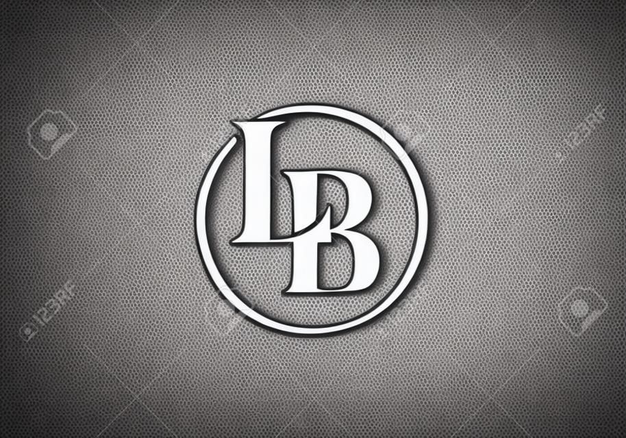 Initial Monogram Letter LB Logo Design Vector Template. L B Letter Logo Design