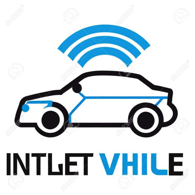 smart car,Intelligent Vehicle icon and symbol