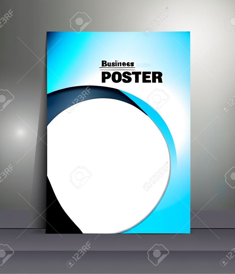Stylish presentation of business poster. Flyer design content background. Design layout template