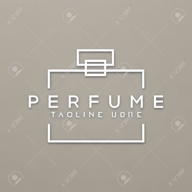 einfacher Entwurf des Parfüm-Logos