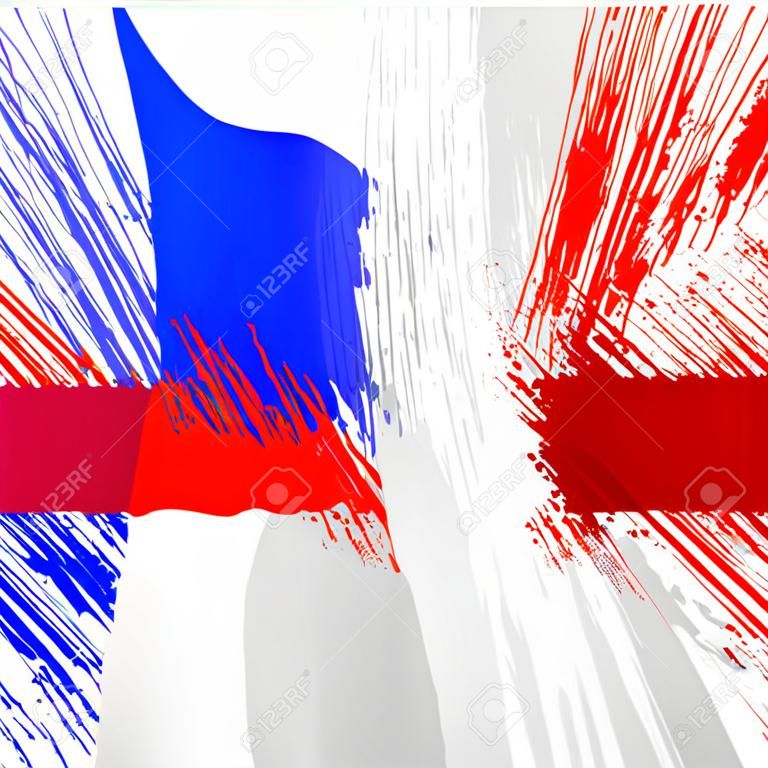 Grunge fondo en colores de la bandera francés