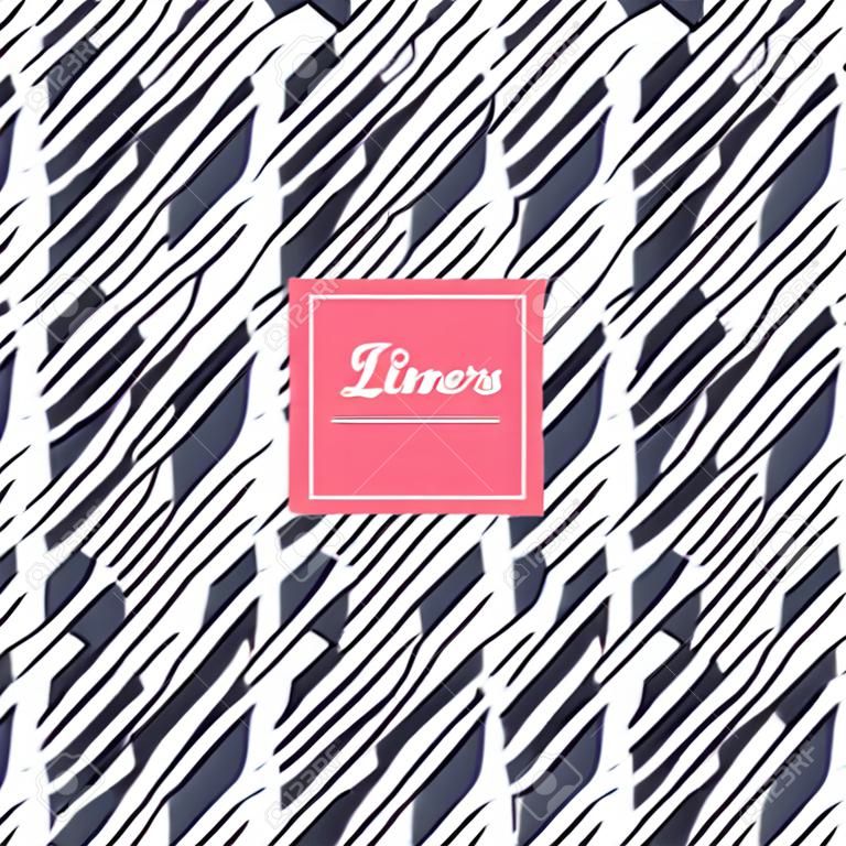 Geometrical lines texture. Stripped geometric seamless pattern. Modern repeating stylish texture. Abstract minimal pattern background. Vector