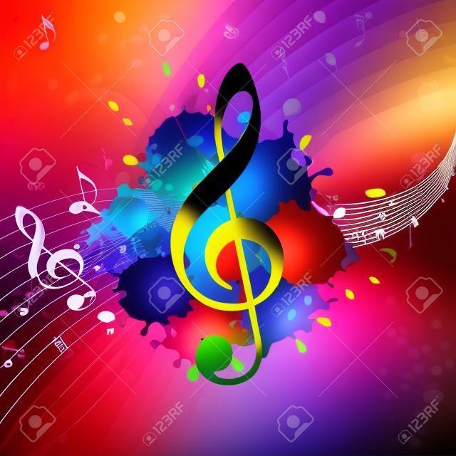 Music color background
