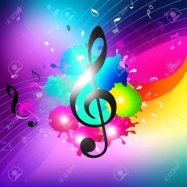 Music color background