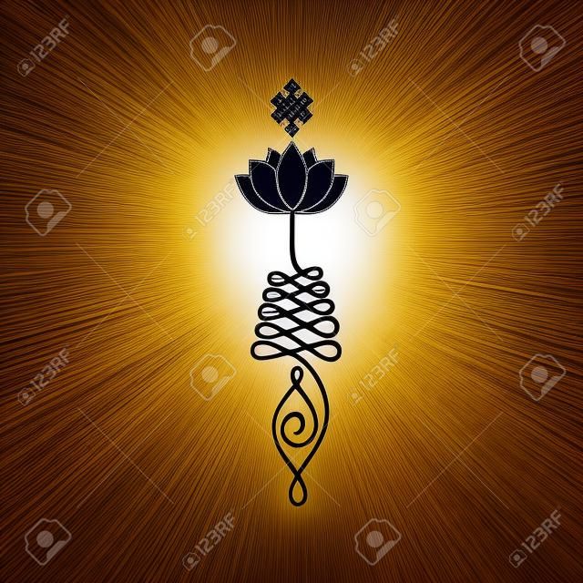 Unalome, Buddhist symbol for life path