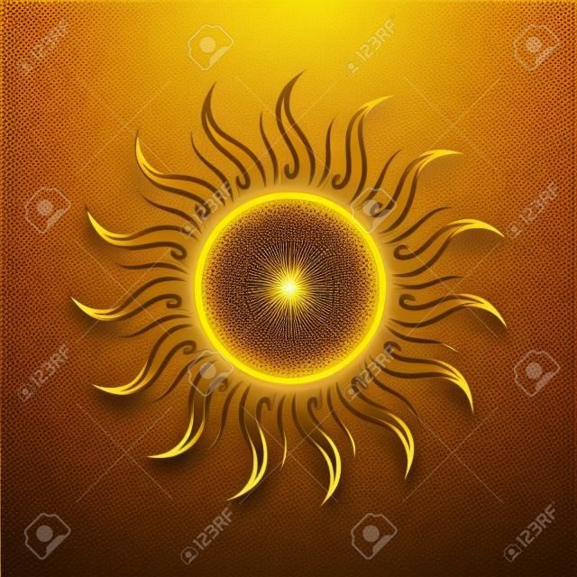 Gold Sun, vector