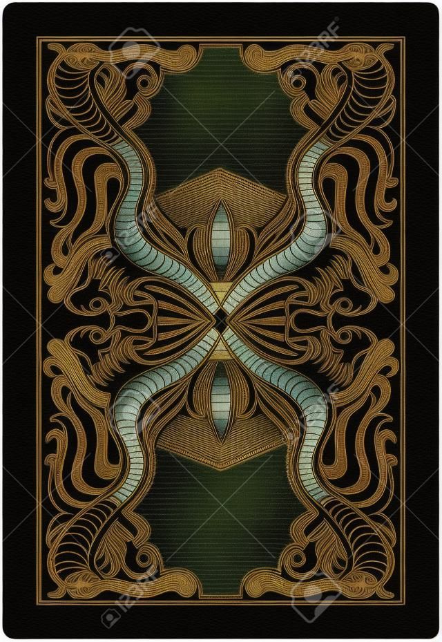 playing card back side 62x90 mm