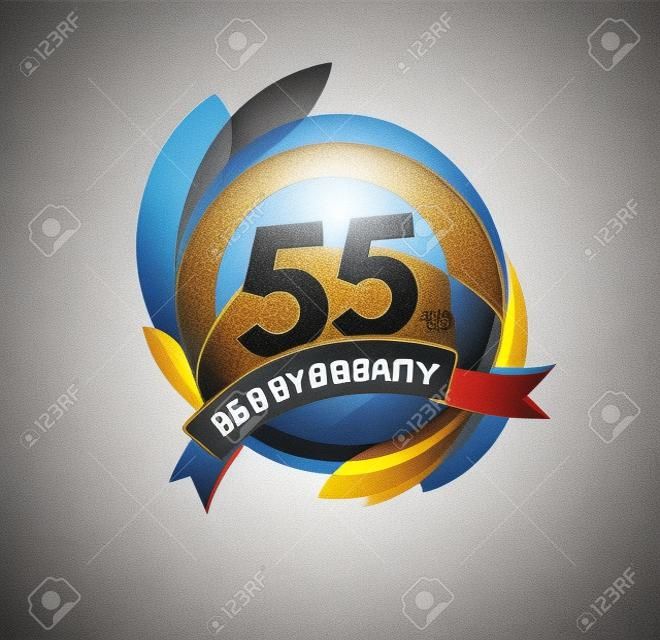 55 jaar jubileum logo