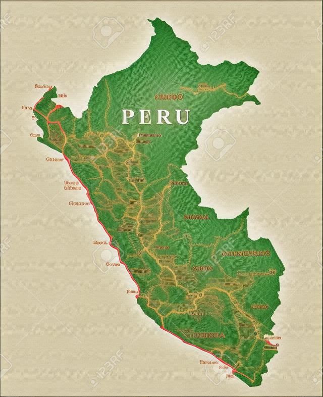 Peru térképen