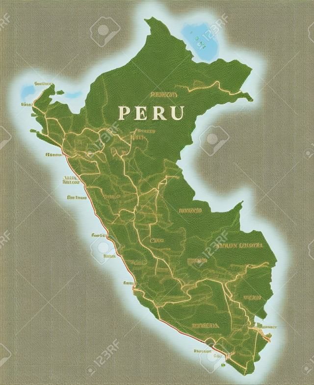 Peru térképen