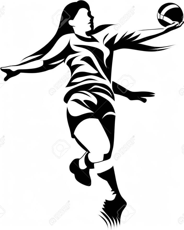mujeres balonmano logo