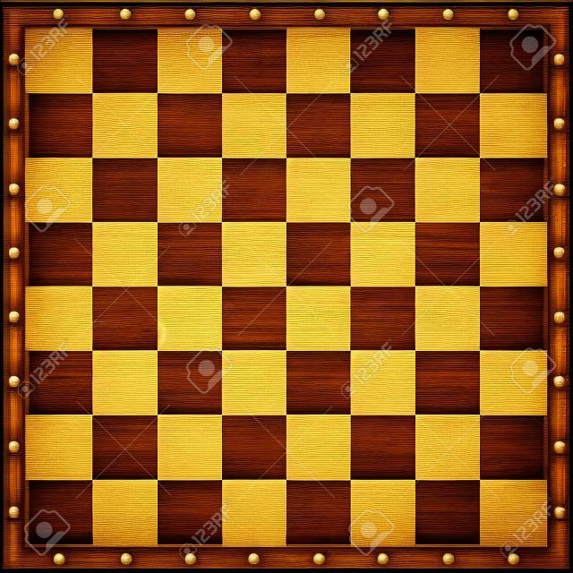 Chess board. Background for chess game with wooden texture.