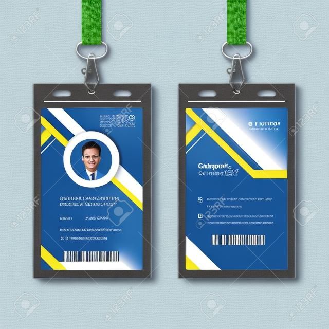 Simple Corporate Office Identity Card Design Template