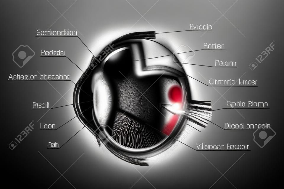 Occhio struttura umana