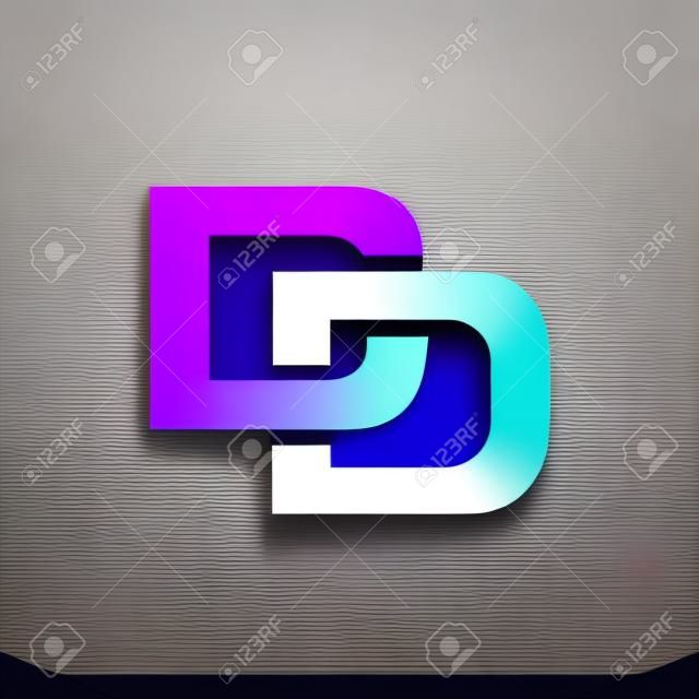 dd modern logo design vector icon
