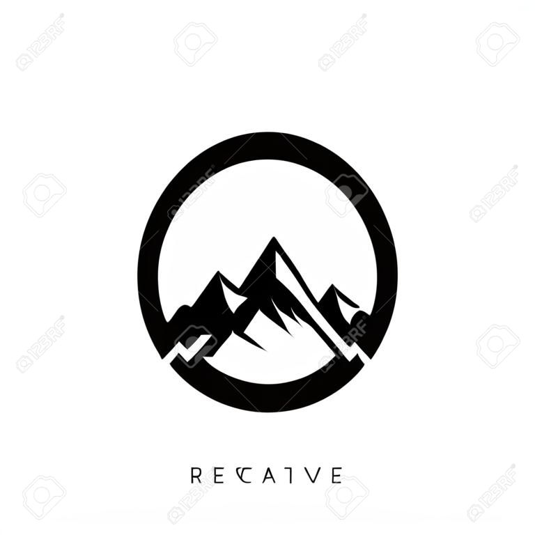 mountain logo design vector icon symbol