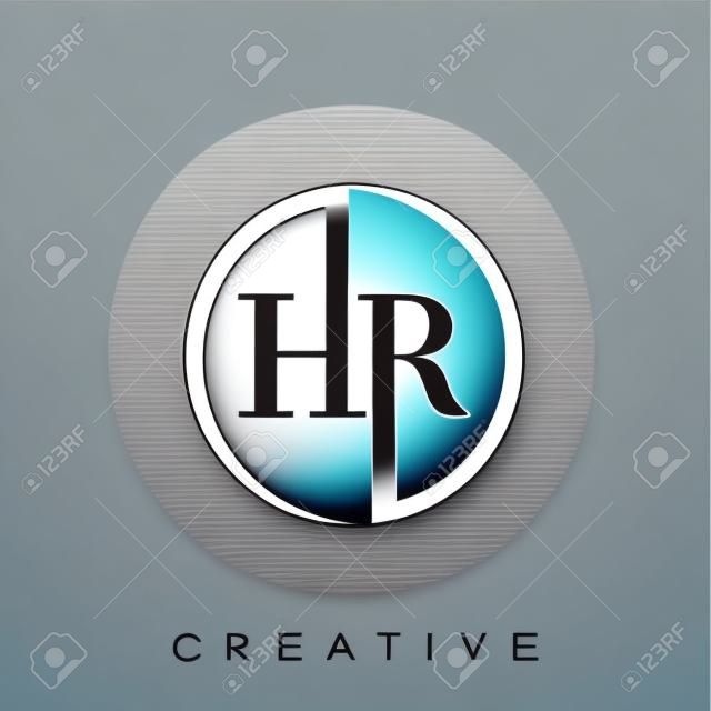 hr logo design vector icon symbol luxury
