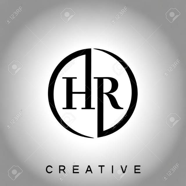 hr logo design vector icon symbol luxury