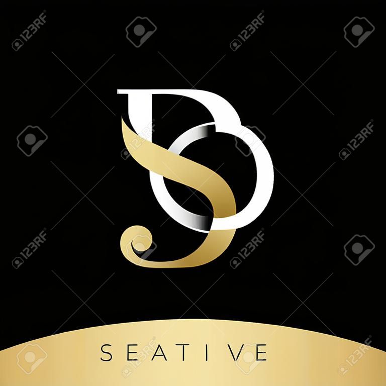 sp logo design vector icon symbol luxury