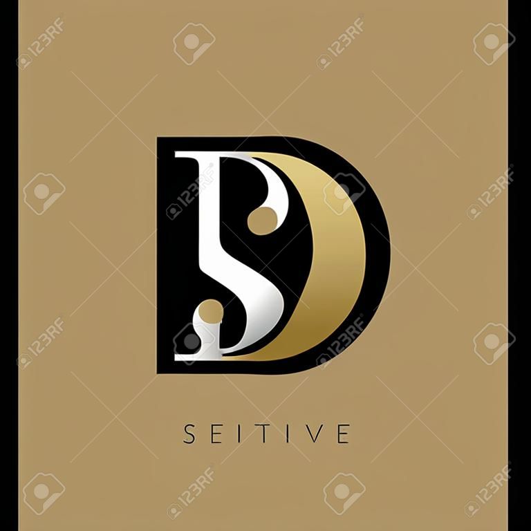 sp logo design vecteur icône symbole luxe