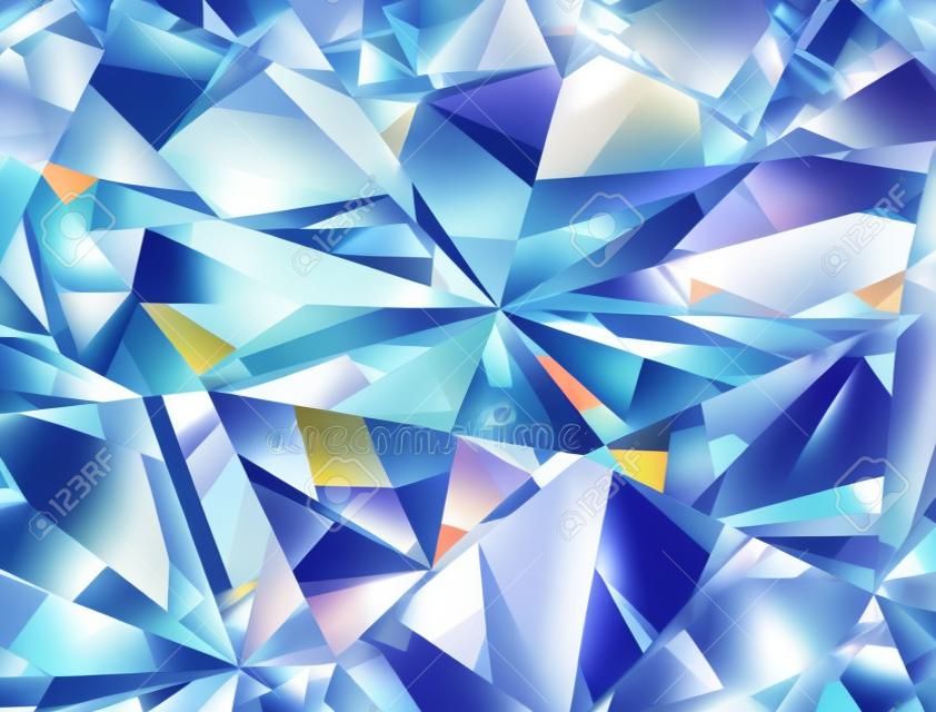 Fine realistica di struttura del diamante su, illustrazione 3D.